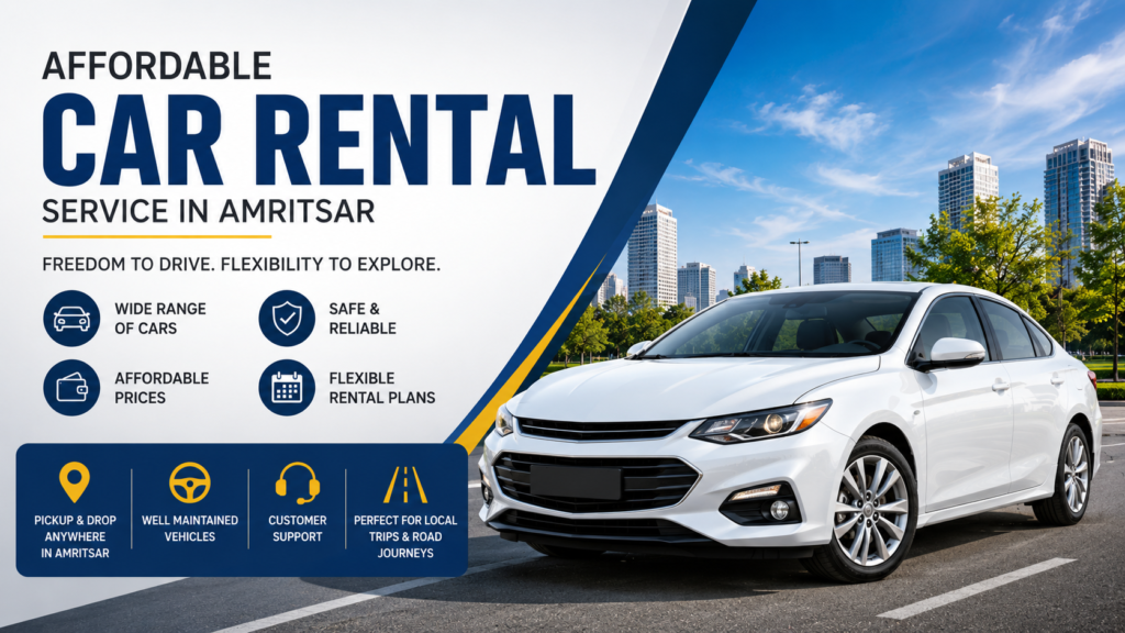 Affordable Car Rental Service in Amritsar – Mahal Self Drive