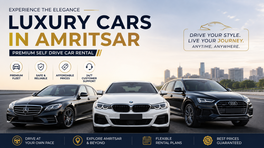 Luxury Cars in Amritsar – Experience Premium Self-Drive with Mahal Self Drive